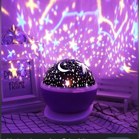 MERKURY INNOVATIONS LED GALAXY PROJECTOR ENJOY A NIGHT UNDER THE STARS IN BED! - Picture 1 of 15